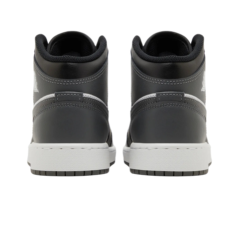 Jordan 1 Mid Black White Iron Grey (GS)