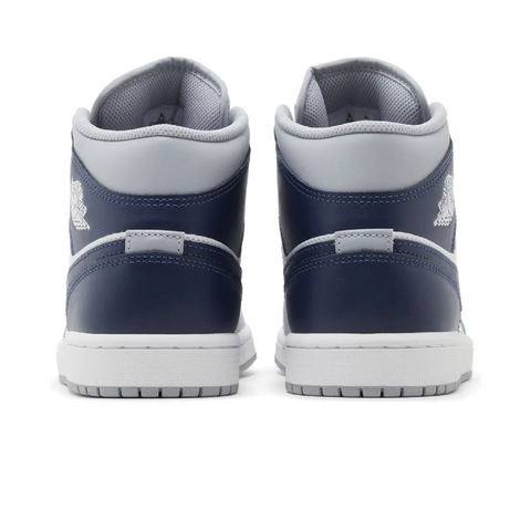 Jordan 1 Mid Wolf Grey Midnight Navy