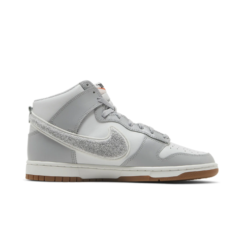 Nike Dunk High University Chenille Swoosh Light Smoke Grey