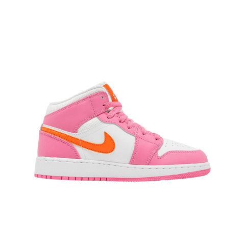 Air Jordan 1 Mid Pinksicle Safety Orange (GS)