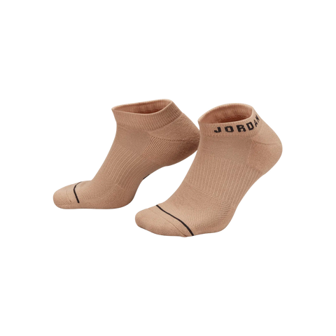 Jordan Everyday No-Show Socks 3-Pack Multi Color Brown