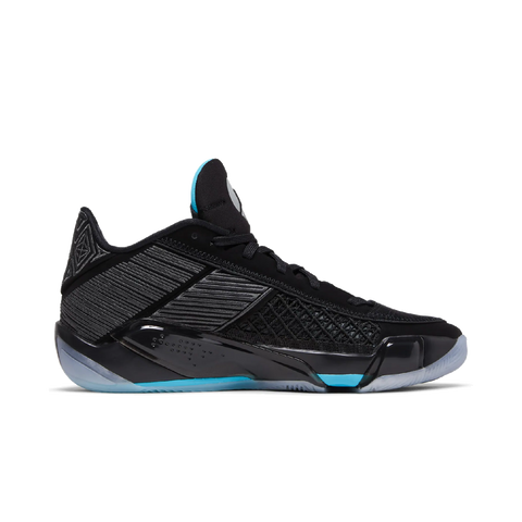 Jordan 38 Low Black Gamma Blue (Translucent Sole)