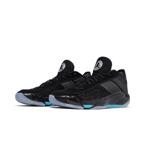 Jordan 38 Low Black Gamma Blue (Translucent Sole)