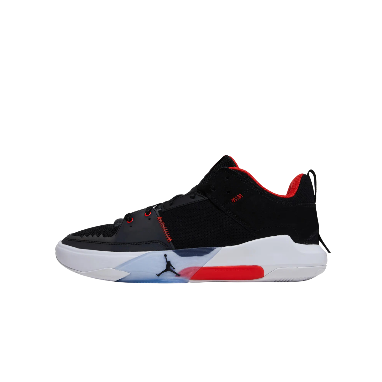 Jordan One Take 5 Black Habanero Red (Translucent Outsole) (GS ...