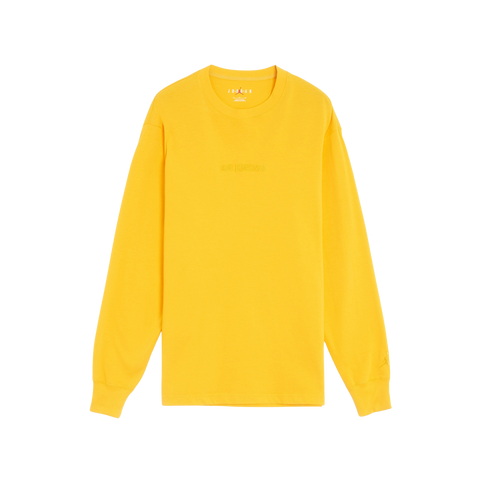 Air Jordan Wordmark Long-Sleeve Tee University Gold