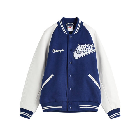 Nike x Nigo NRG Varsity Jacket Navy