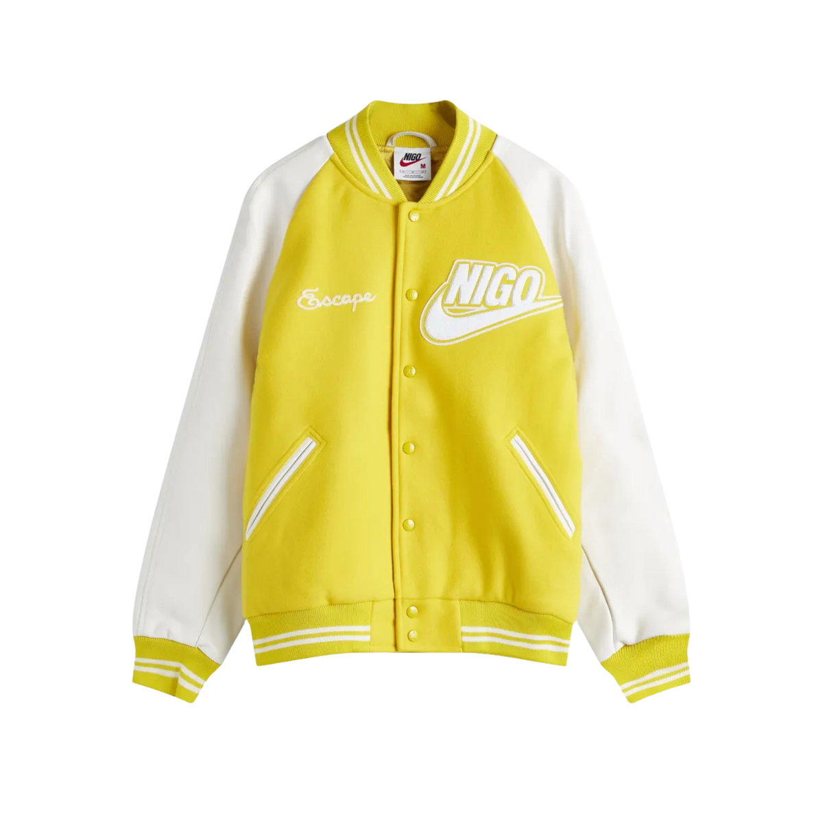 Nike x Nigo NRG Varsity Jacket Yellow – OFFTRENDCLUB