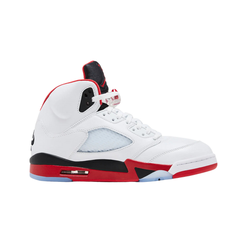 Jordan 5 Retro Fire Red Black Tongue (2025)