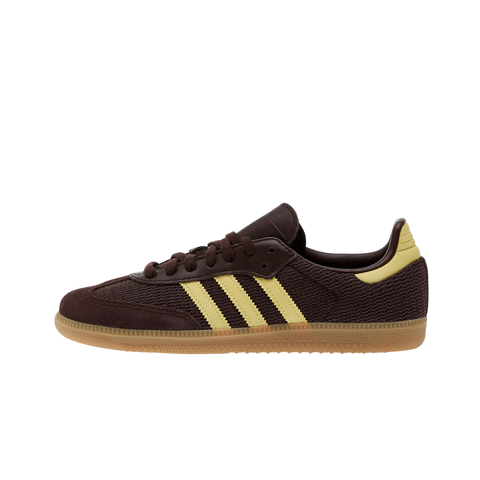 adidas Samba OG Shadow Brown Powder Yellow (Women's)