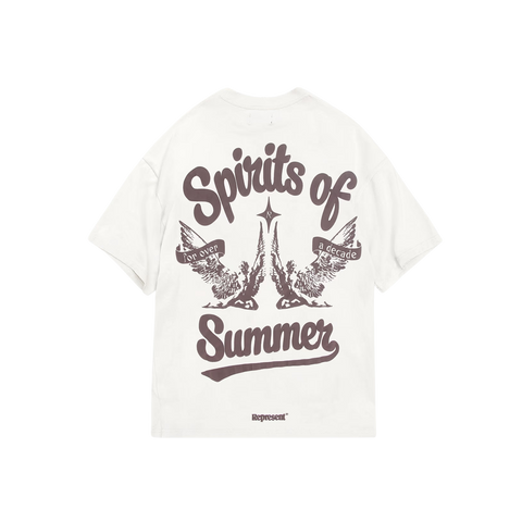 Represent Spirit Of Summer T-Shirt - Flat White