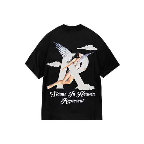Represent Storm In Heaven T-Shirt - Jet Black