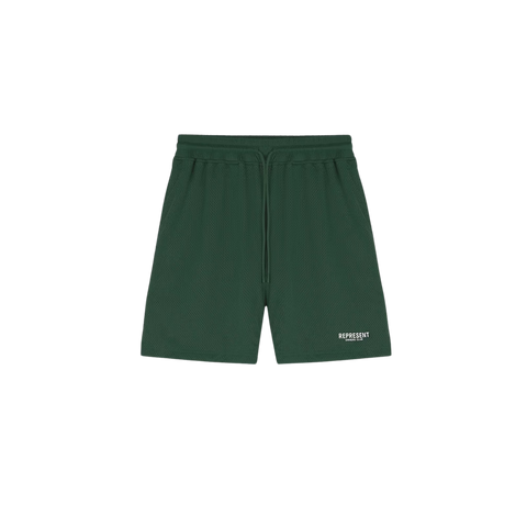 Represent Owners Club Mesh Short - Racing Green