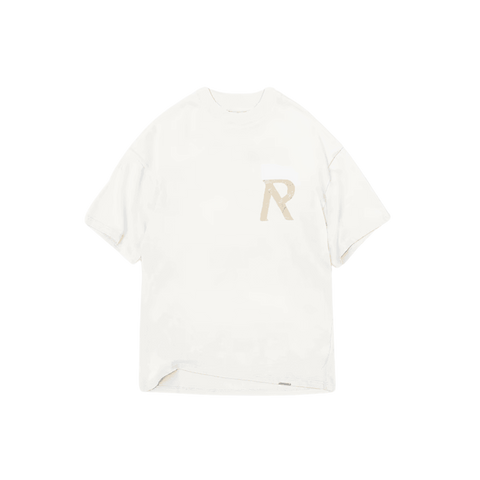 Represent Masking Tape Initial T-Shirt - Flat White