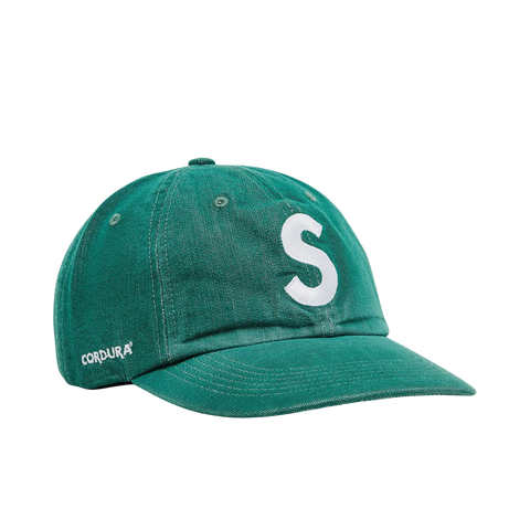 Supreme Cordura Denim S Logo 6-Panel Green