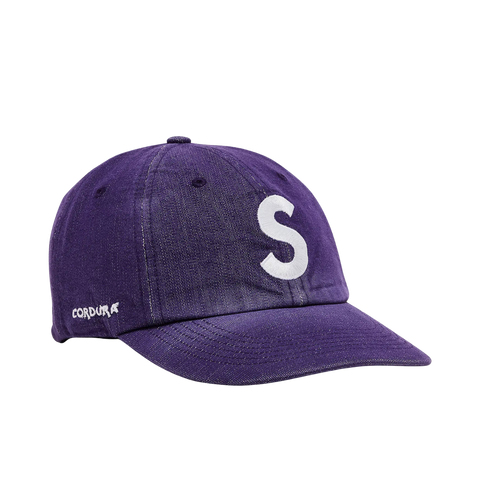 Supreme Cordura Denim S Logo 6-Panel Purple
