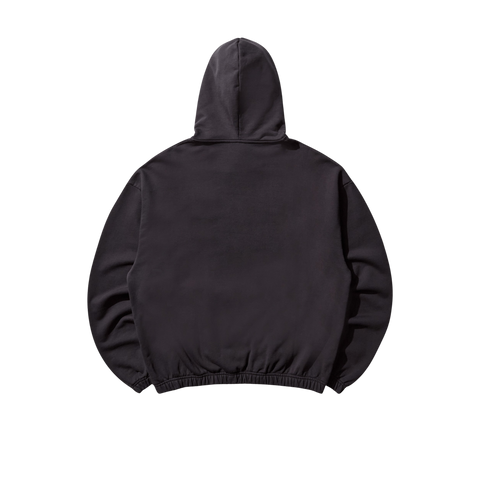 Umbro by Slam Jam OG Logo Mask Hoodie Washed Black