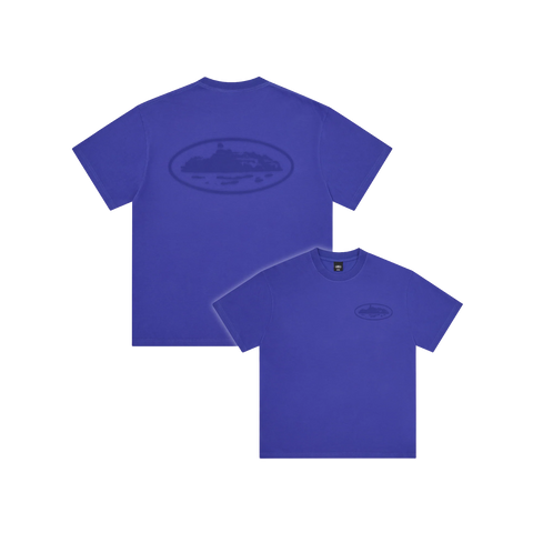 Corteiz Knockout Tee Indigo Blue
