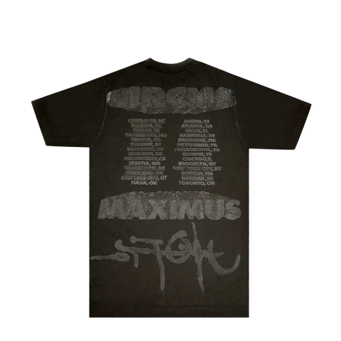 Cactus Jack by Travis Scott Green Hyena Tour Tee Black